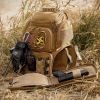 VOTAGOO Tactical Range Backpack for Handguns and Ammo, Gun Cases Bag with 3 Pistol Carrying Cases for Hunting Shooting