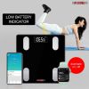 5 Core Smart Digital Bathroom Weighing Scale with Body Fat and Water Weight for People; Bluetooth BMI Electronic Body Analyzer Machine; 400 lbs