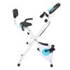 Home Folding Exercise Bike White