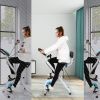 Home Folding Exercise Bike White