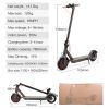 36V 350W Foldable Electric Scooter Adult; Max 16Mph; Large Capacity Battery 16 Mile Range Foldable Off Road Sports Scooter; Dual Disc Brakes.