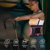 Women's waist trainer Neoprene sauna sweat training belt waist shaping belt (pink) S size