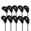 10pcs Golf Club Covers Protectors Headcovers Accessories For Prevent Scratches Or Damage