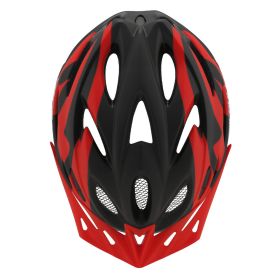 Bicycle sports and leisure cycling helmet (Option: Red-M L)