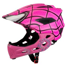 Children's multifunctional sports helmet (Option: Rose Red)