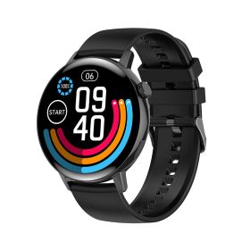 Bluetooth Calling Smart Watch Automatic Heart Rate Measurement (Color: BLACK)